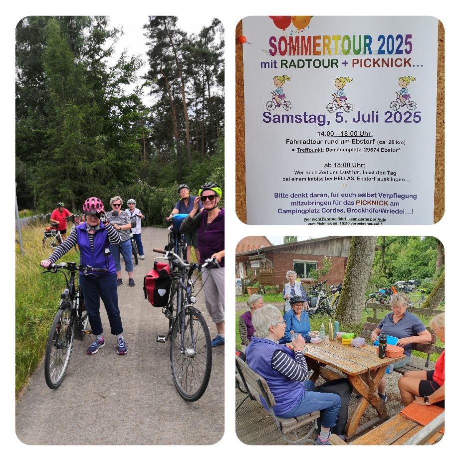 Frauenchor NETTE BEGEGNUNG Ebstorf on (Fahrrad-)Tour!