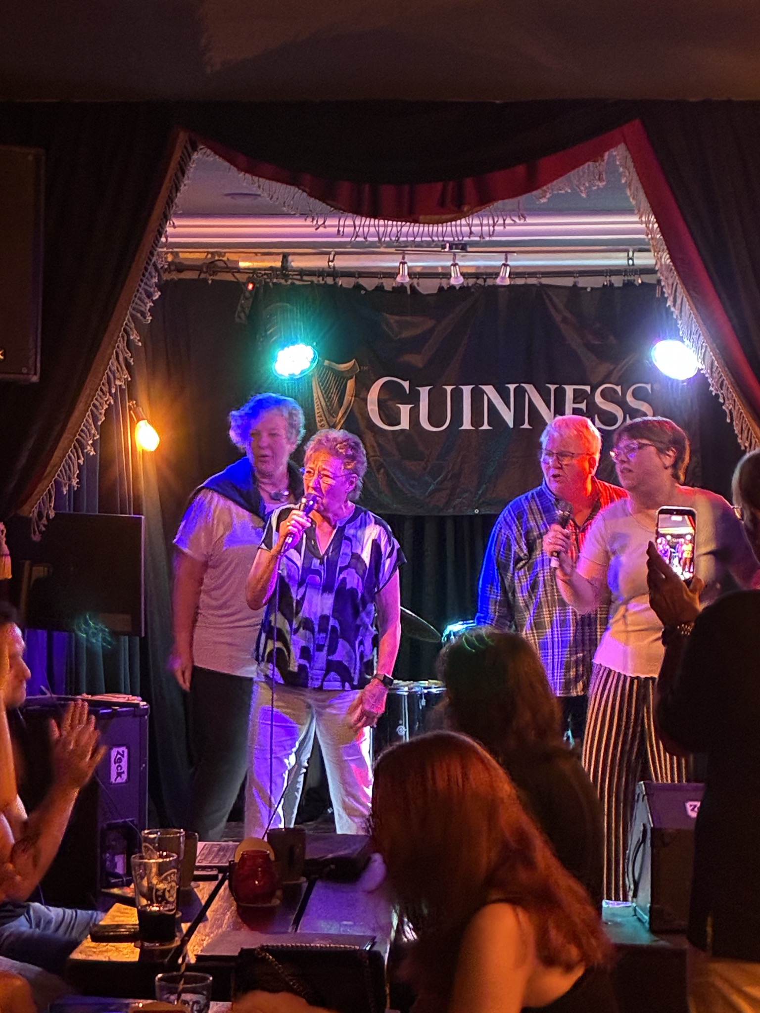 Frauen beim Karaoke